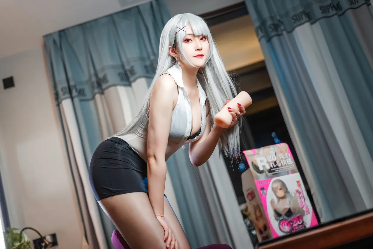 Natsuko夏夏子 - OL灰机杯-erohere13.webp